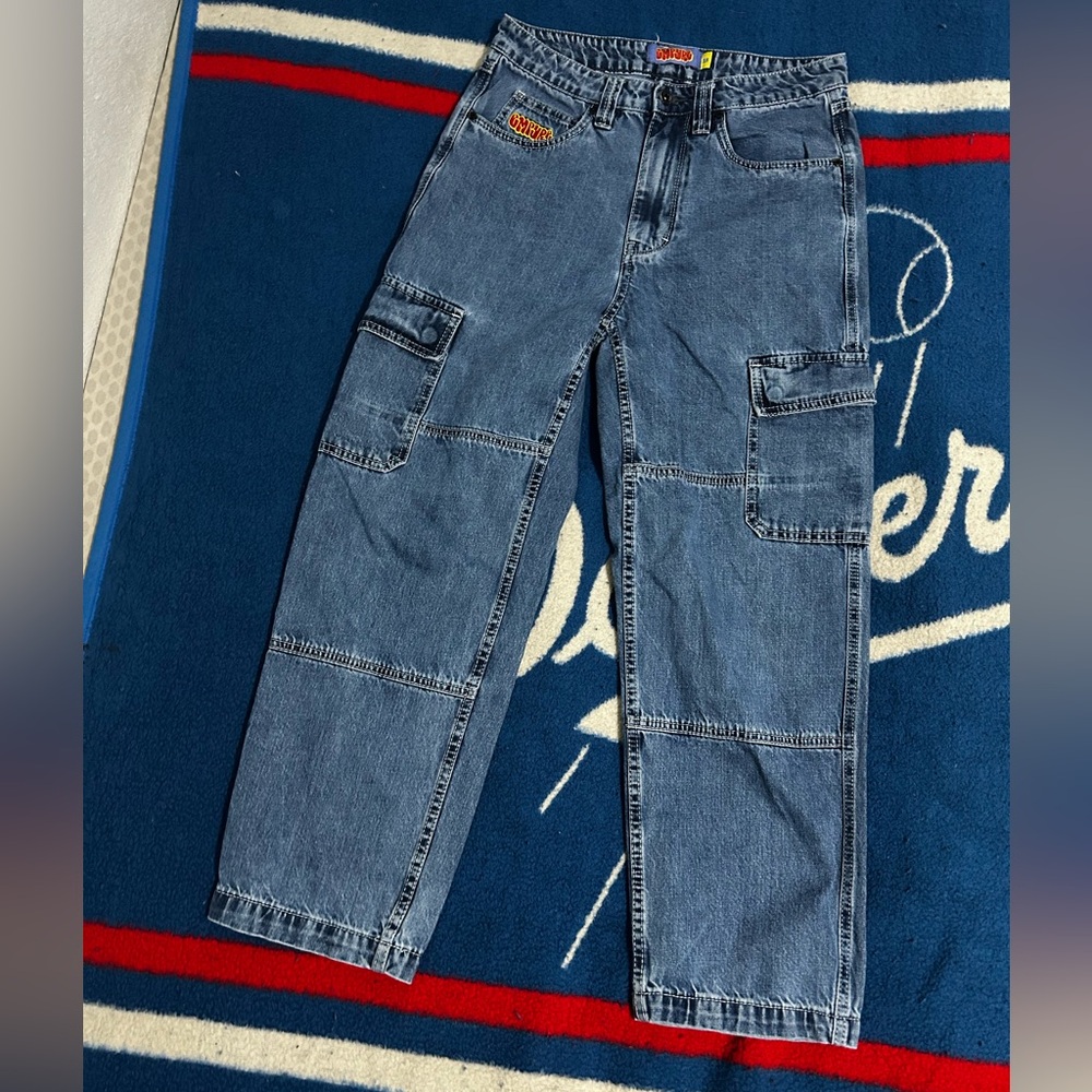 Blue Empyre Cargo Jeans